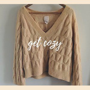 H&M Super Fuzzy Mohair/Wool Sweater